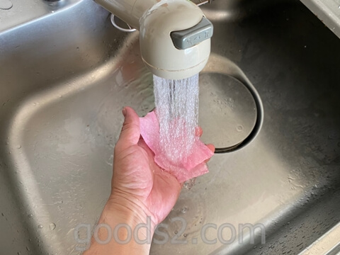 「加湿器キレイ」を水洗い