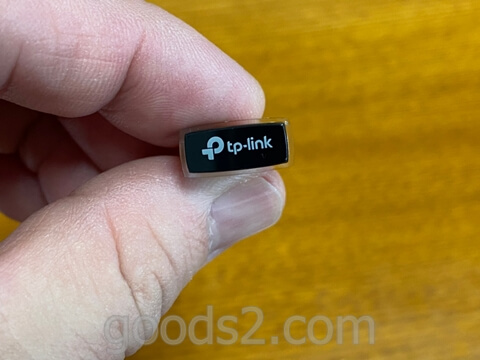 TP-LINK Archer T2U Nanoの本体は非常に小さい
